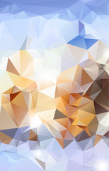 Abstract polygonal background
