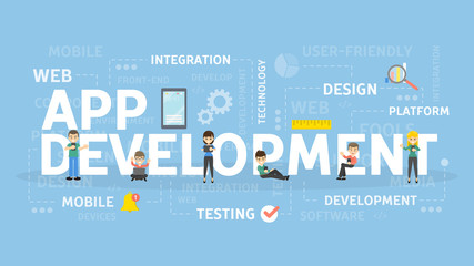 App development concept.
