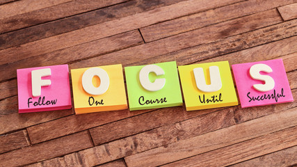 post-it acronyme : FOCUS