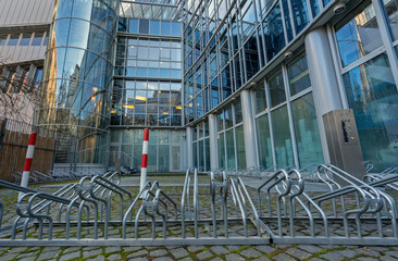 Fototapeta premium Fahrradstaender