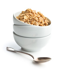 The granola breakfast cereals.