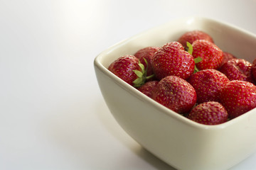 Bowl of strawberries