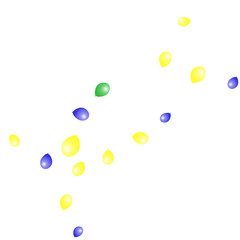 Background with Colorful balloons. Simple Feminine Pattern for Card, Invitation, Print. Trendy Decoration with Beautiful balloons