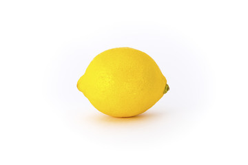 lemon on white background