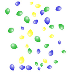 Background with Colorful balloons. Simple Feminine Pattern for Card, Invitation, Print. Trendy Decoration with Beautiful balloons