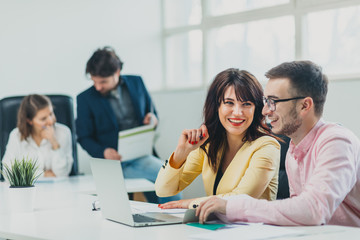 Colleagues at office