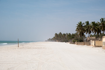 Fototapeta na wymiar Beach of Salalah, Sultanate of Oman