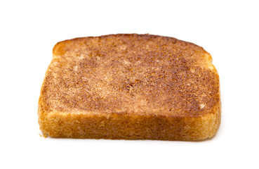 Cinnamon Toast on a White Background