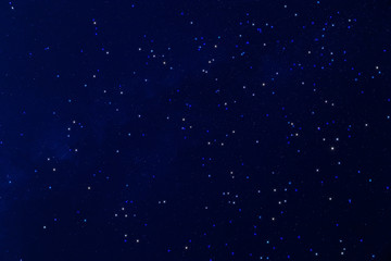 Milky way stars on a dark sky. 