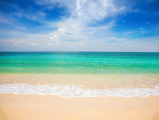 beach and beautiful tropical sea