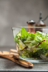 Fresh green salad