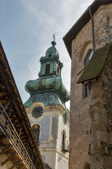 Tower of Old Castle in Banska Stiavnica, Slovakia