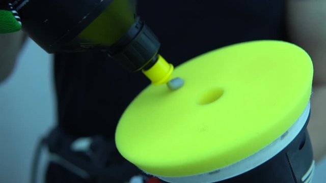 causing the liquid for polishing a car for a drive