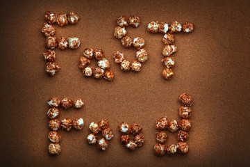 Pop Corn Text Studio quality 