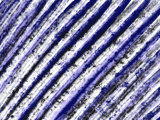 Colorful hand drawn blue and black abstract chalk texture stripe on white background, illustration of lines painted by pencil paper chalk, pastel on canvas for wallpaper, high quality