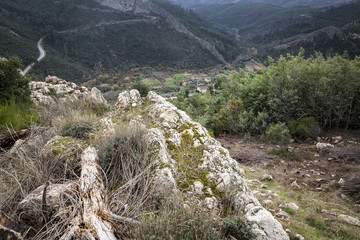 big rocks at Barragem de Santa Luzia dam, Pampilhosa da Serra municipality, Coimbra District, Portugal