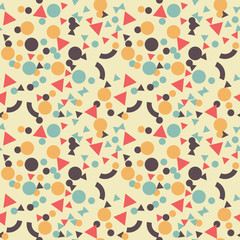 Kicking color seamless pattern. Autentic design for textile, print or digital.