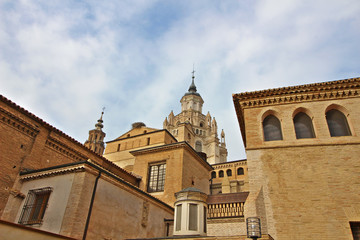 Fototapeta na wymiar Catedral de Tarazona, Zaragoza, España