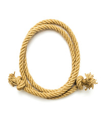 Rope oval frame