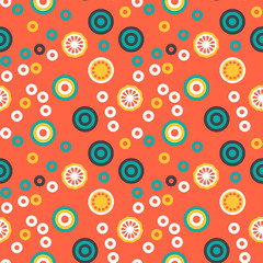 Ripe fruits creative pattern. Digital design for print, fabric, fashion or presentation.