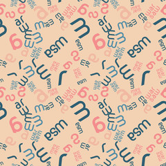 Warsaw creative pattern. Digital design for print, fabric, fashion or presentation.