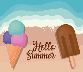 Hello summer design 