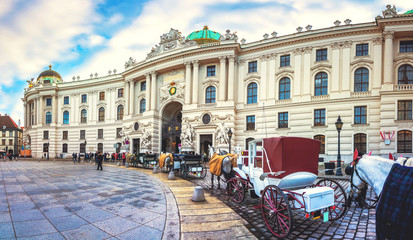 Obraz premium Royal Palace of Hofburg in Vienna, Austria 