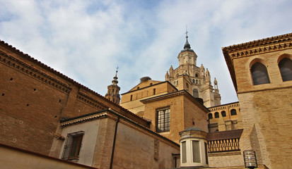 Fototapeta na wymiar Catedral de Tarazona, Zaragoza, España