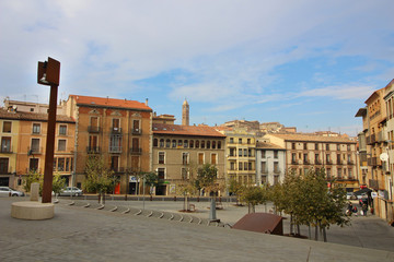 Plaza La Seo, Tarazona, Zaragoza, España