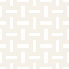 Trendy twill weave Lattice. Abstract Geometric Background Design. Vector Seamless Subtle Pattern.