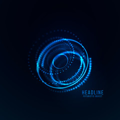 Abstract futuristic object . 