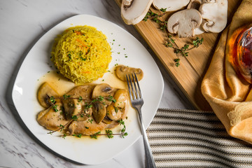 Chicken Marsala