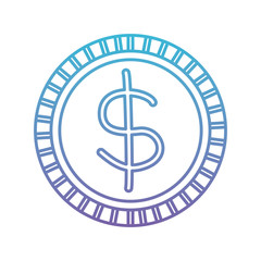 coin money isolated icon vector illustration design