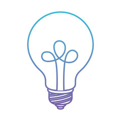 bulb light isolated icon vector illustration design