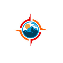 Compass Mountain Logo