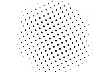 Obraz premium Halftone background. Digital gradient. Dotted pattern with circles, dots, point small scale. 