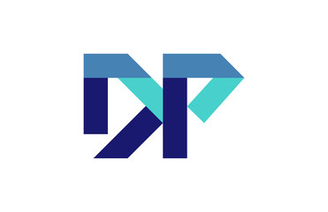 DP Ribbon Letter Logo