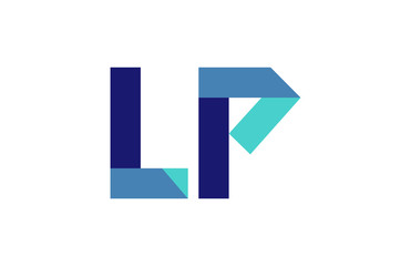 LP Ribbon Letter Logo