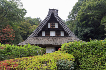 Fototapeta na wymiar Traditional Japanese house in Kawasaki Japan