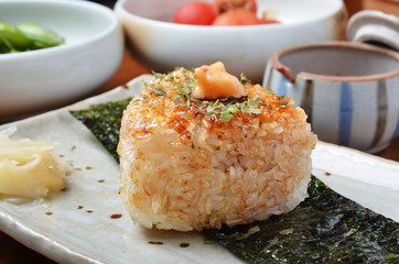 Japanese cuisine, Onigiri - rice ball 