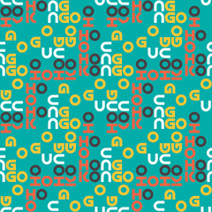 Hong Kong seamless pattern. Creative design for various backgrounds.