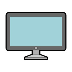 monitor computer isolated icon vector illustration design