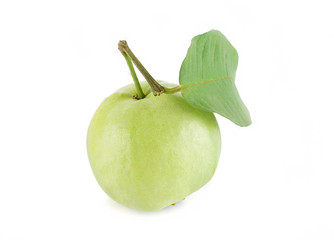 Guava isolated on white background.