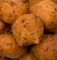 Hushpuppies, an Classic Souther Side of Fried Cornbread Balls