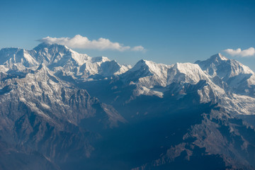 Fototapeta na wymiar Rugged Himalayan Mountains in Morning Light