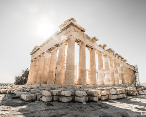 Obraz premium Parthenon Acropolis of Athens Archaeological Place