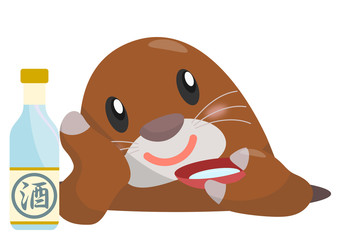 ほろ酔い気分のモグラ