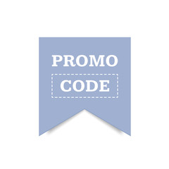 Promo code card. Discount on the banner. Discount icon. The vector in the flat