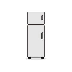 Double Door Refrigerator Illustration