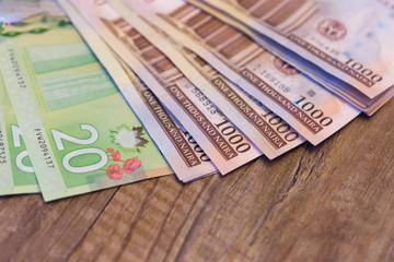 Nigerian Naira and Canadian dollar notes